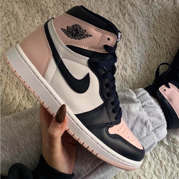 Sapatilhas Nike Air Jordan Mid (Bota) - Brancas e Rosas