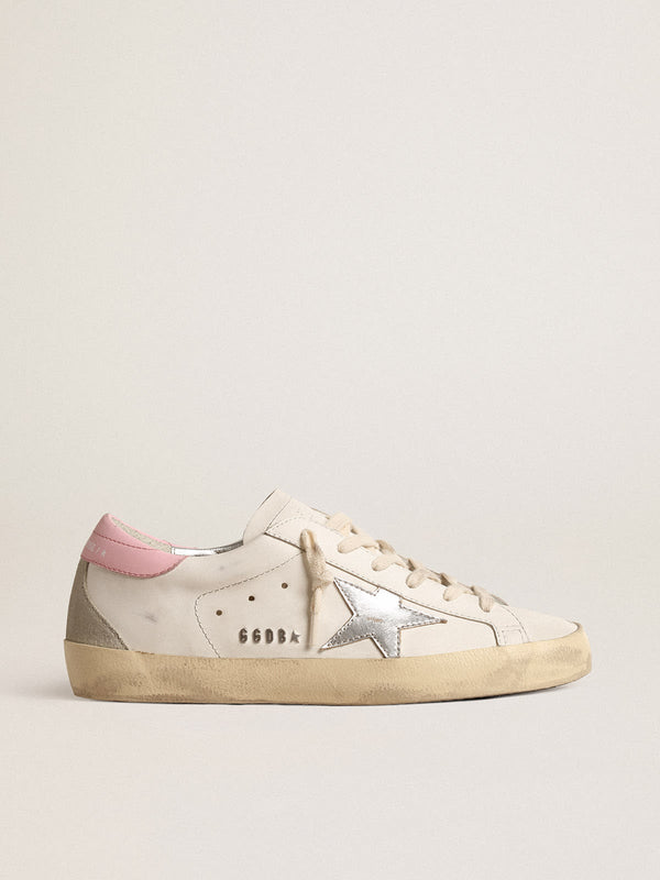 Sapatilhas Golden Goose Super-Star - Brancas e Cor-de-Rosa