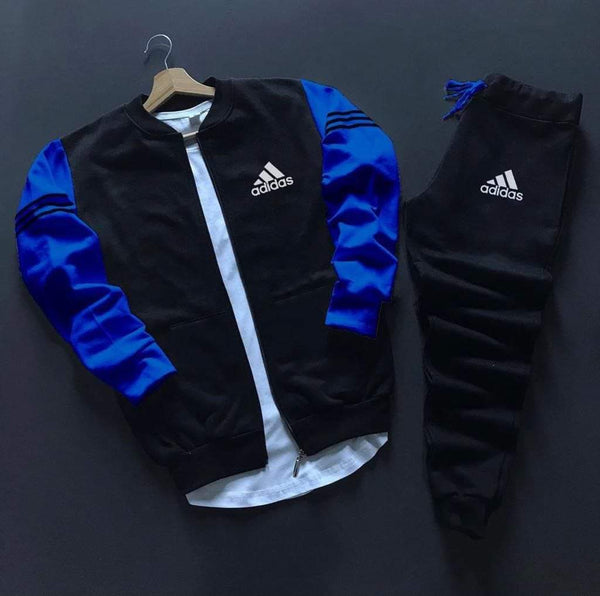 Fato de Treino Adidas preto Azul