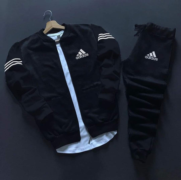 Fato de Treino Adidas  Preto